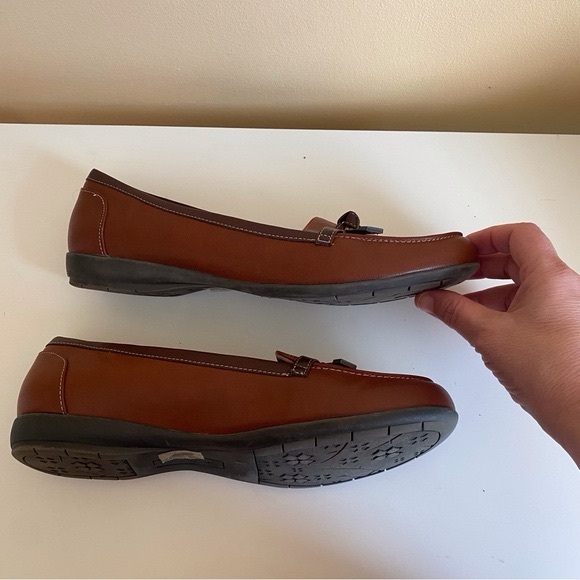 Natural Soul by Naturalizer Gracee Loafer Shoes Woman 11M Brown Preppy Comfort - Picture 10 of 11